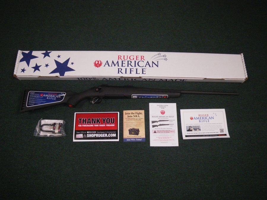 Ruger American Rifle Blue/Synthetic 7mm-08 Rem 22"-img-0