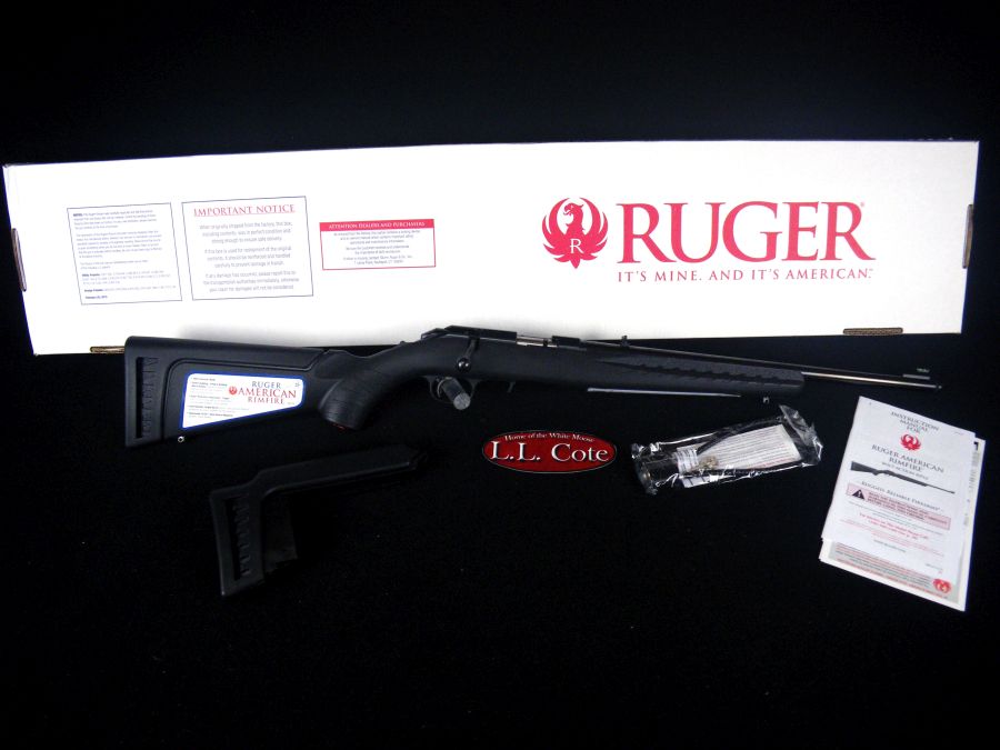 Ruger American Rimfire Synthetic 22lr 18" NEW 8305-img-0