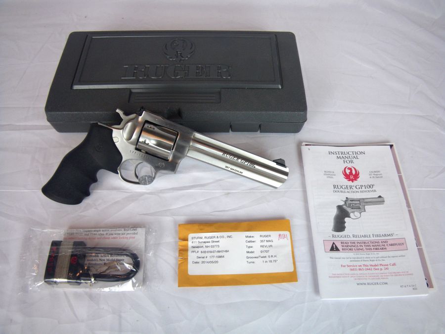 Ruger GP100 Double Action Revolver 357 Mag 6" New-img-0
