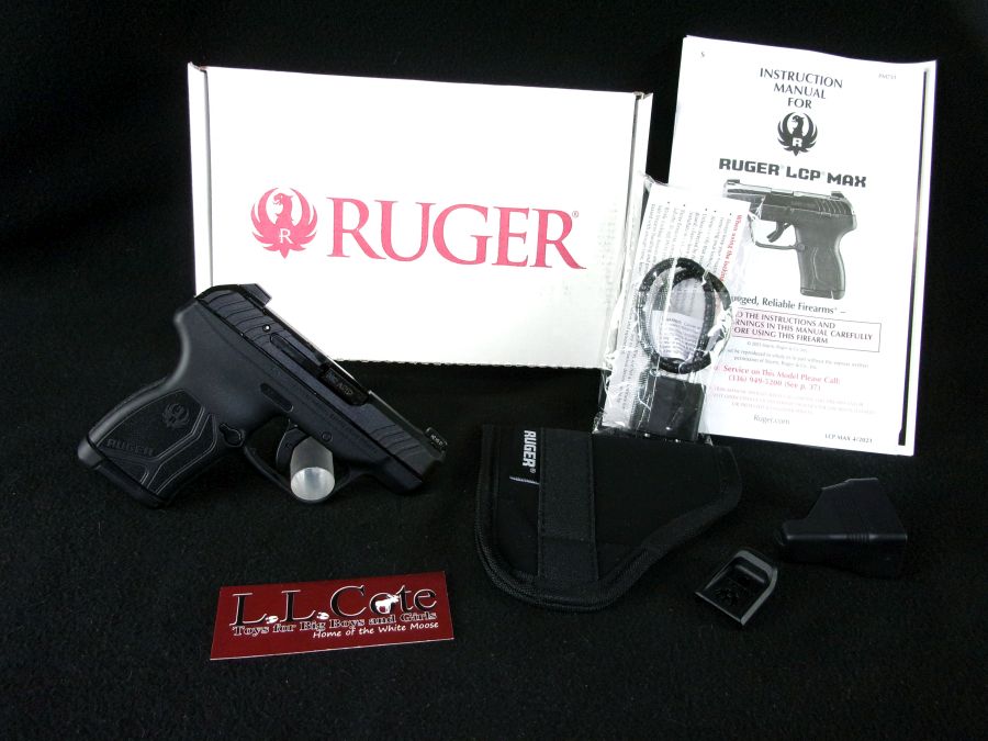 Ruger LCP MAX 380ACP 2.8" Black Synthetic NEW 13716-img-0
