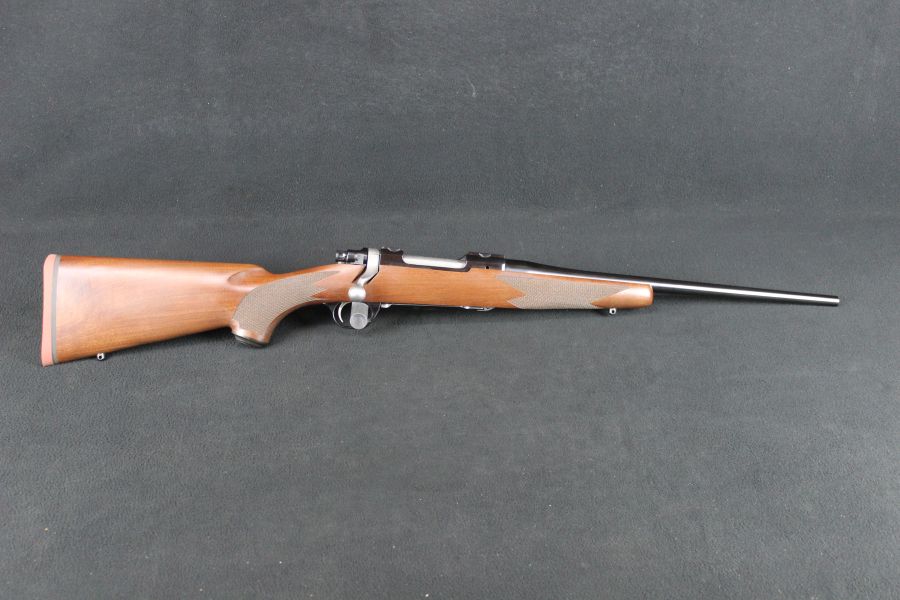 Ruger M77 Hawkeye Compact 243 Win 16.5" Blued/Walnut NEW 37138-img-1