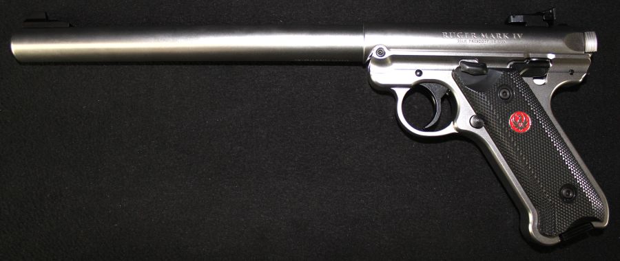 Ruger Mark IV Target Stainless 22lr 10” NEW 40174-img-2