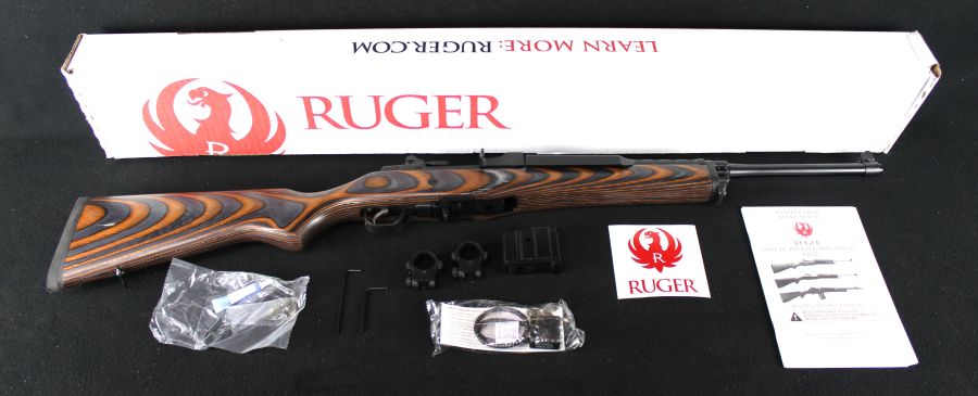 Ruger Mini-14 Ranch 5.56mm Brown/Black Laminated 18.5” NEW 05886-img-0