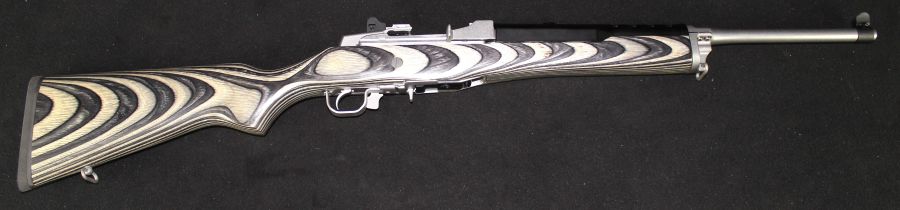 Ruger Mini-14 Ranch 5.56mm Gray/Black Laminated 18.5” NEW 05890-img-1