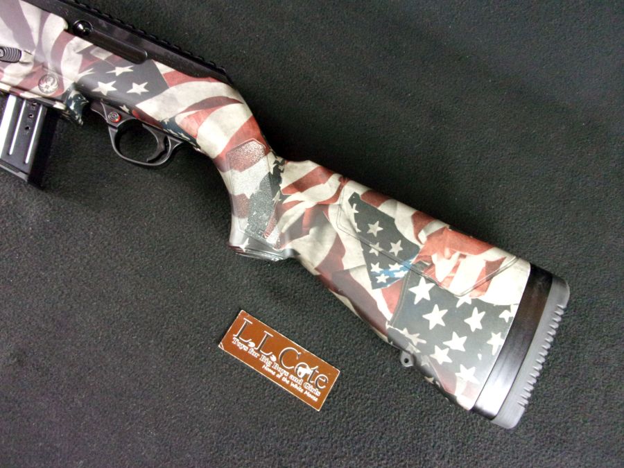 Ruger PC Carbine American Flag Camo 9mm 16.12" NEW 19121-img-3