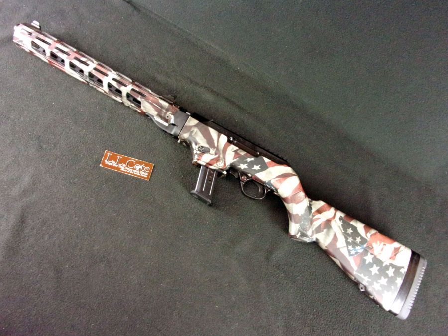 Ruger PC Carbine American Flag Camo 9mm 16.12" NEW 19121-img-4
