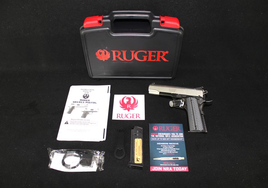 Ruger SR1911 45acp 5” Low Glare Stainless NEW 6792-img-0