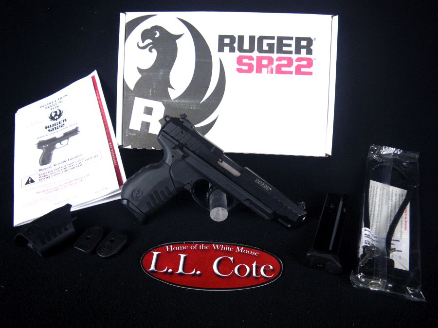 Ruger SR22 Black/Synthetic 22lr 4.5" NEW 3620-img-0