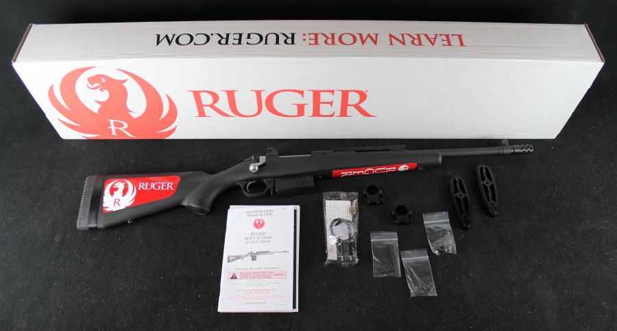 Ruger Scout 350 Legend Black Synthetic 16.5” NEW 6841-img-0