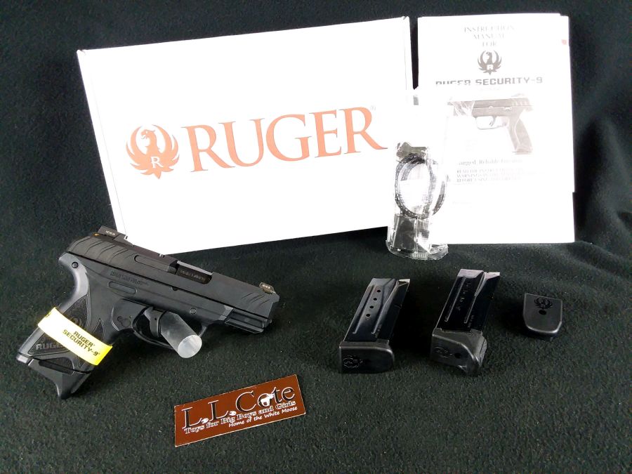 Ruger Security 9 9mm 3.42" Pistol Black NEW 3815-img-0