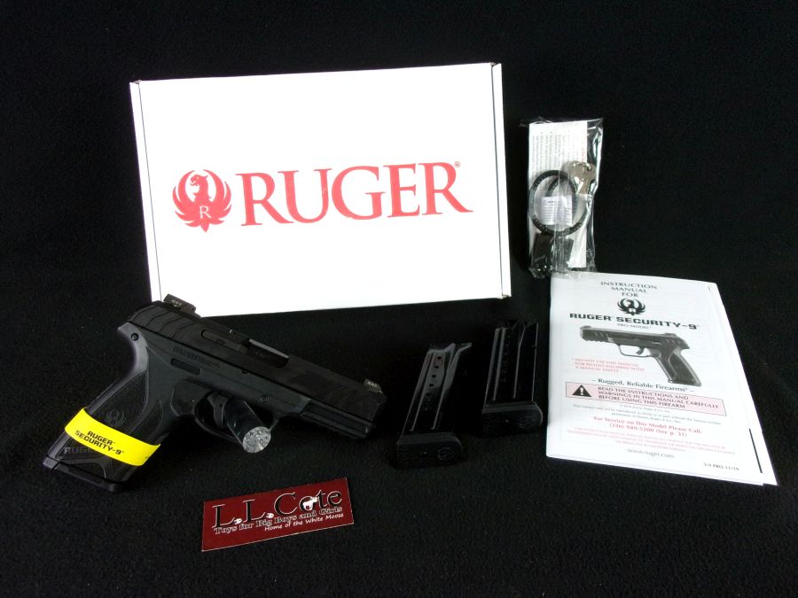 Ruger Security-9 9mm 4" Black Oxide NEW 3825-img-0