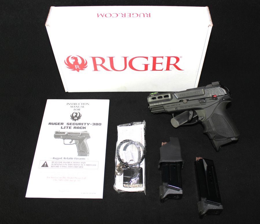 Ruger Security 380 ACP Matte Black 3.4” NEW 3854-img-0
