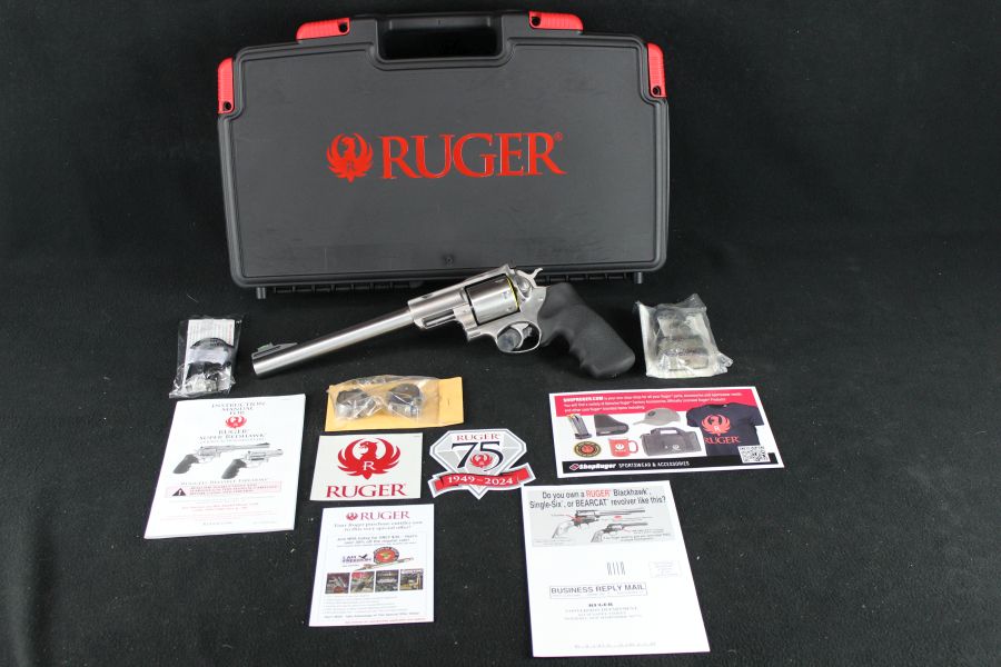Ruger Super Redhawk 22 Hornet 9.5" Satin Stainless NEW 05526-img-0