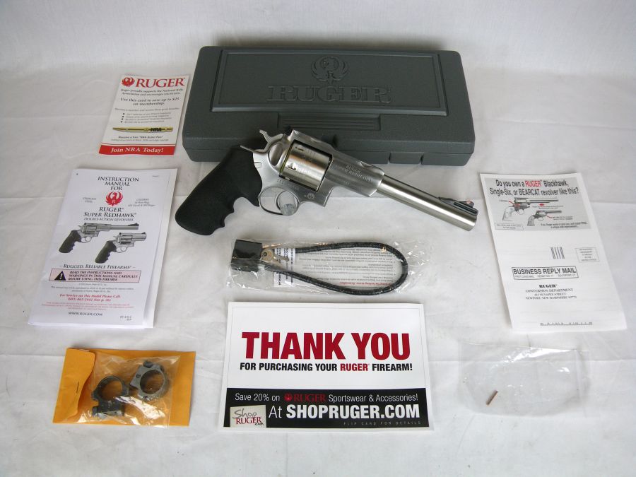 Ruger Super Redhawk 454 Casull 7.5" NEW SS #5055-img-0