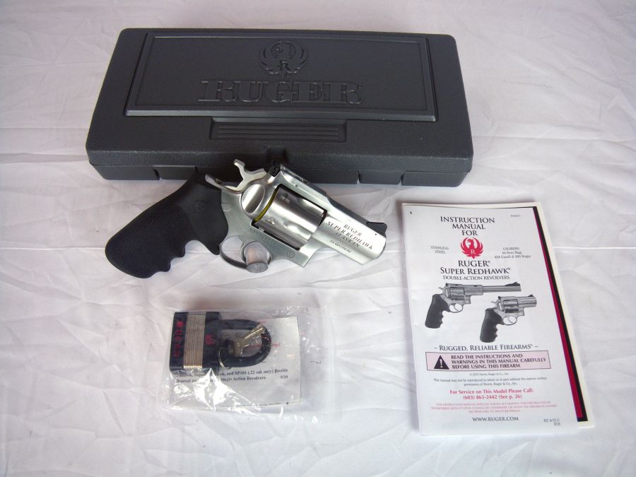 Ruger Super Redhawk Alaskan Revolver 44 Mag 2.5"-img-0