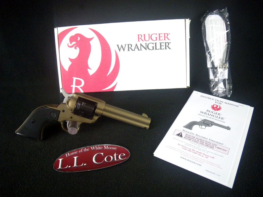 Ruger Wrangler 22lr 4.6" Bronze Cerakote NEW 2004-img-0