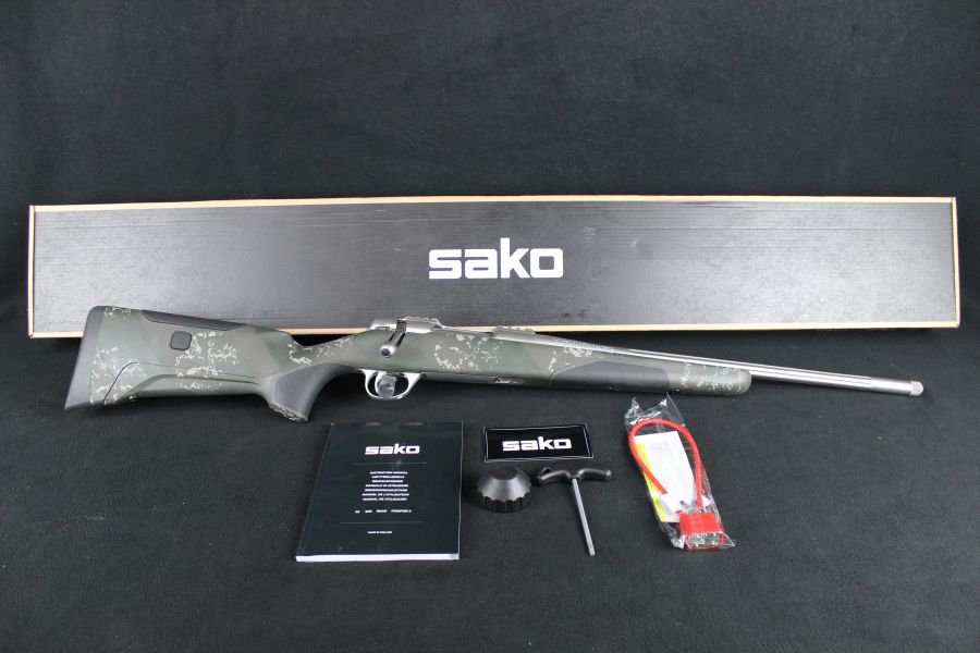 Sako 90S Finnlight Camo 308 Win 20" SS Threaded NEW JRS90FIN31620-img-0