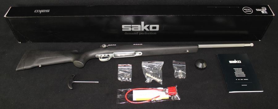 Sako 90 Peak 7mm Rem Mag Carbon Fiber 24.4” Stainless NEW JRS90PEA370/24-img-0