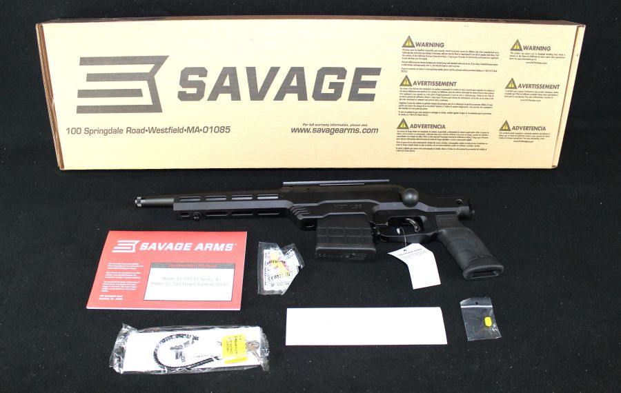 Savage 110 PCS 350 Legend Matte Black 10.5” NEW 57799-img-0