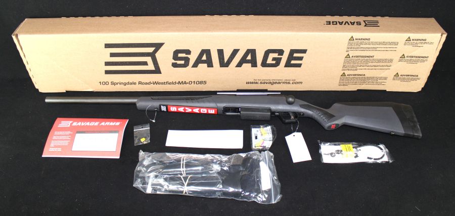Savage 220 Slug Left Hand Matte Black 20ga 22” NEW 3" 57378-img-0