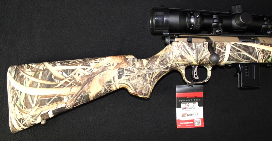 Savage 93 FNSXP 22 WMR w/Scope Camo 21” NEW 90757-img-5