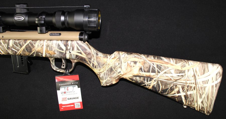Savage 93 FNSXP 22 WMR w/Scope Camo 21” NEW 90757-img-7
