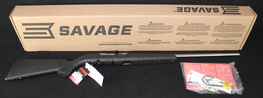 Savage A22 FSS 22lr Synthetic Stainless 22” NEW 47216-img-0