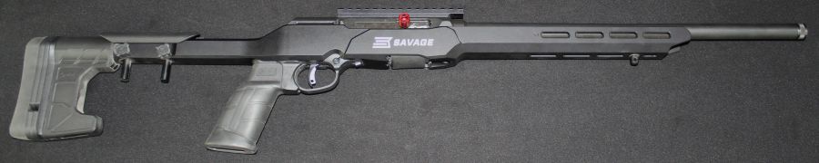 Savage A22 Precision 22lr Black Threaded 18” NEW 47248-img-1