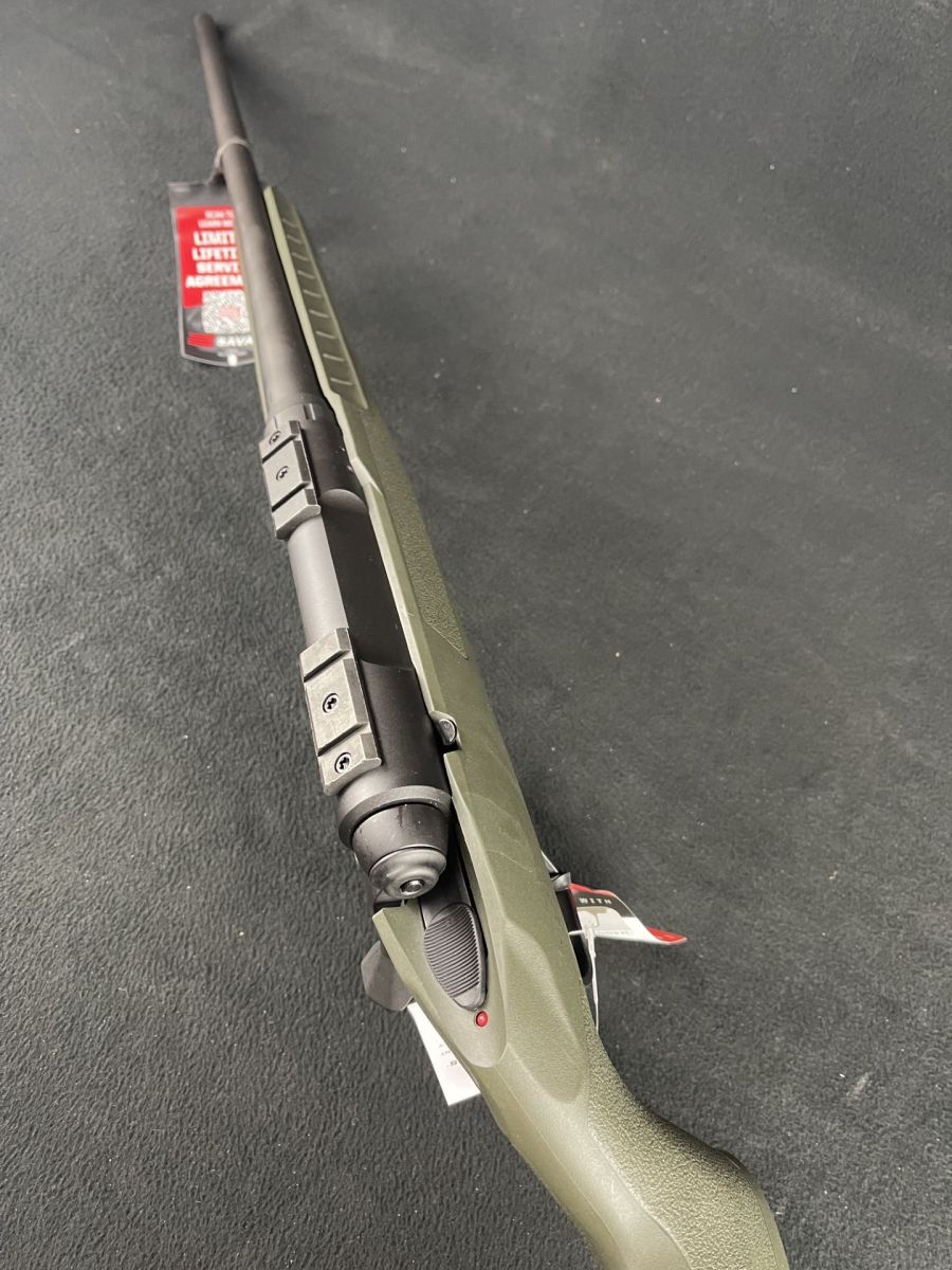 Savage Axis 2 LH 7mm-08 Rem 22" OD Green Accutrigger NEW 32075-img-5