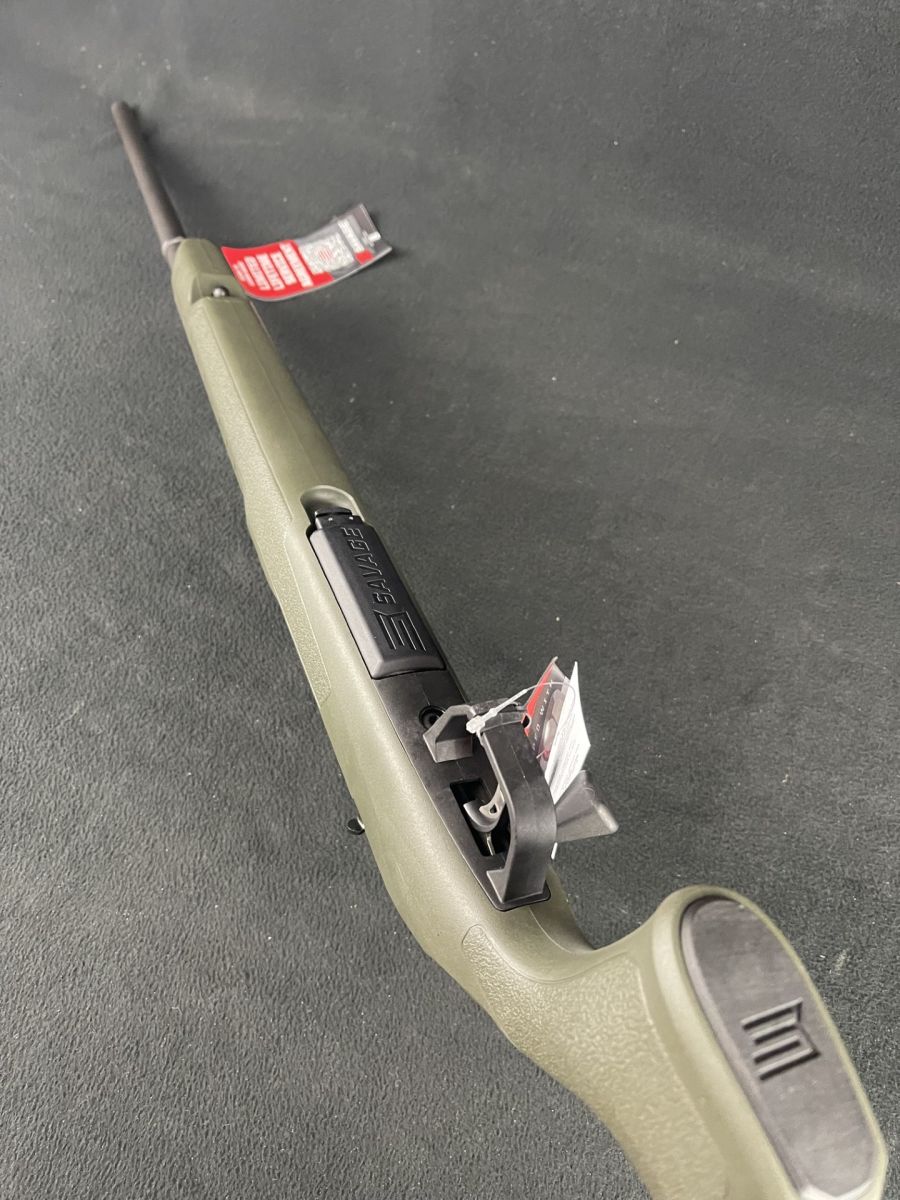 Savage Axis 2 LH 7mm-08 Rem 22" OD Green Accutrigger NEW 32075-img-6
