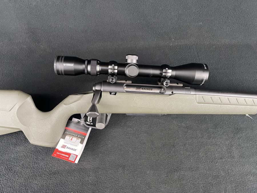 Savage Axis 2 XP Compact 350 Legend 18" Black/Matte OD Green NEW 32220-img-1
