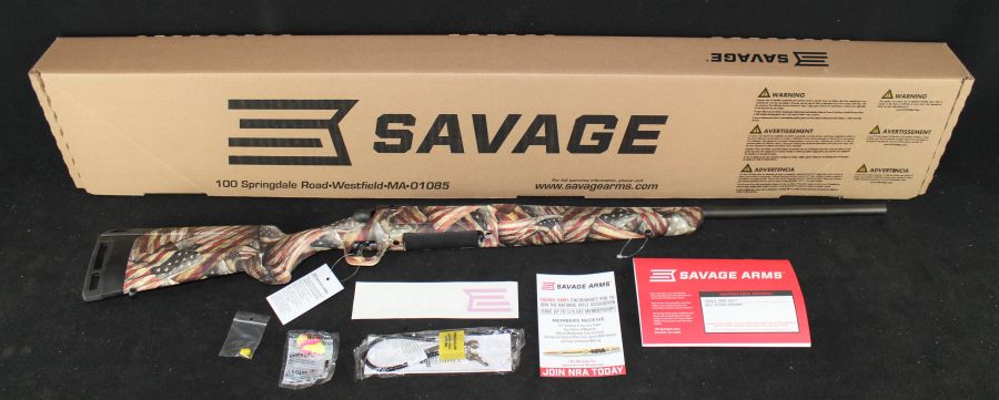 Savage Axis II Red White Blue 270 Win 22” NEW 57504-img-0