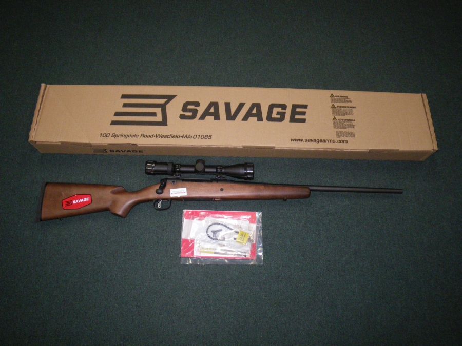 Savage Axis II XP Hardwood 22-250 22" NEW Scoped-img-0