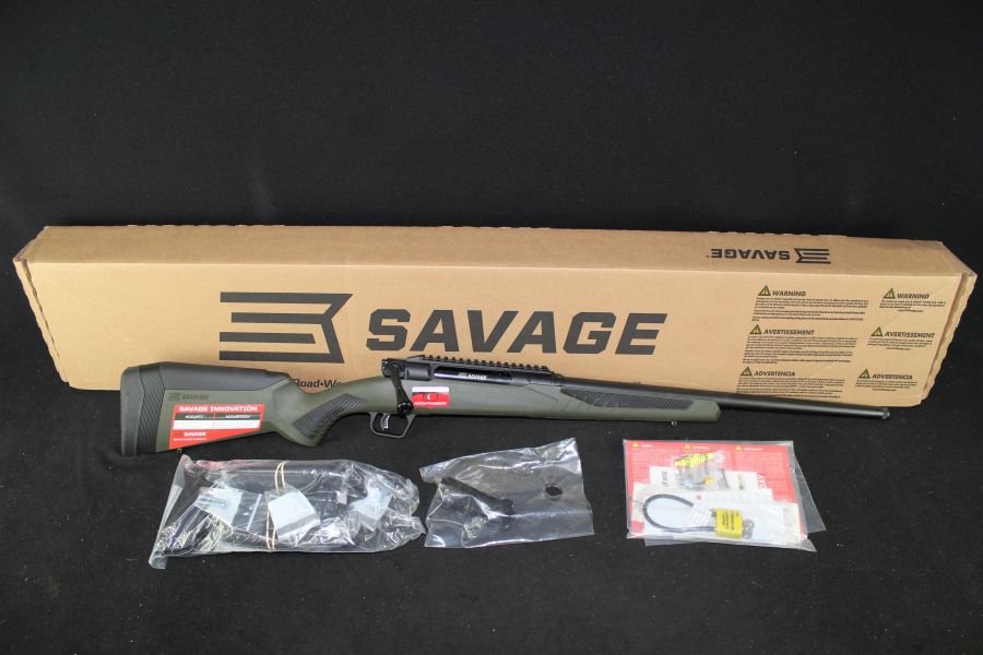 Savage Impulse Hog Hunter 308 Win OD Green 20" NEW 57653-img-0