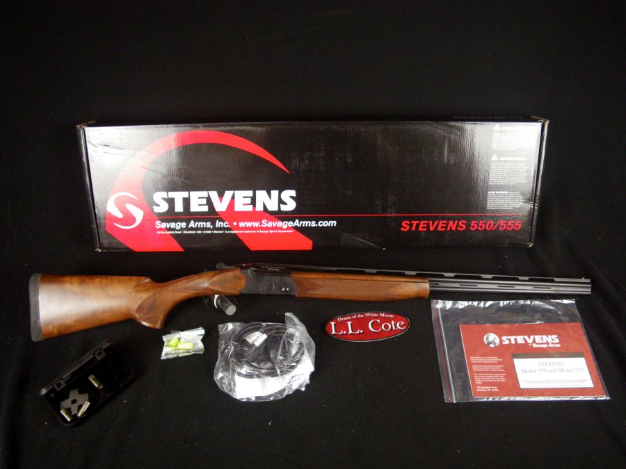 Stevens 555 compact 410ga 24" NEW 3" Chmbr 22156-img-0