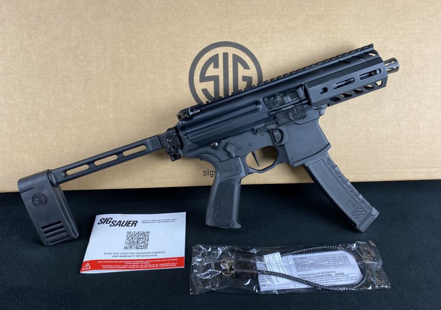 Sig Sauer MPX K 9mm PCB 4.5" Matte Black Folding Stock NEW PMPX-4B-9-35-img-0