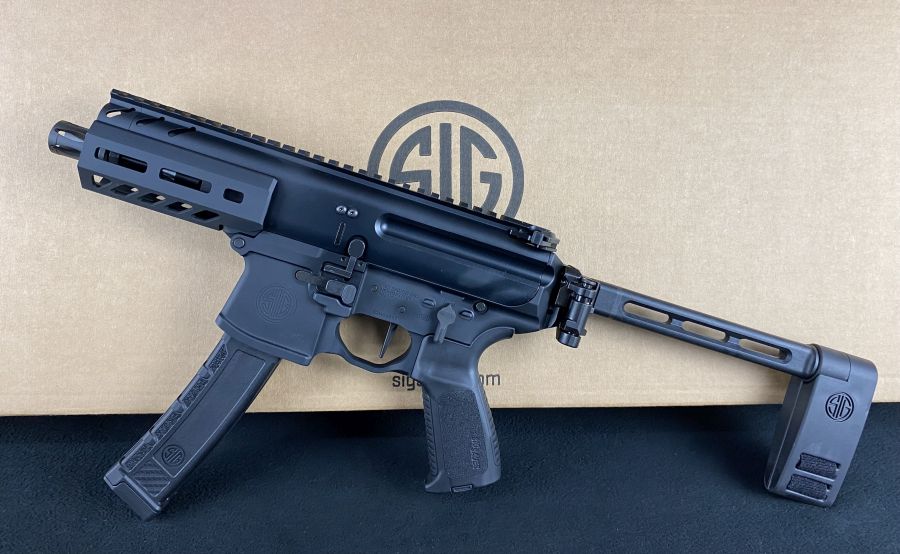Sig Sauer MPX K 9mm PCB 4.5" Matte Black Folding Stock NEW PMPX-4B-9-35-img-1