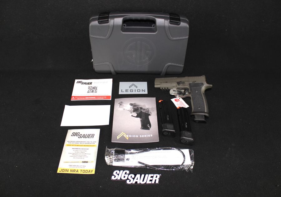 Sig Sauer P320-AXG Legion 9mm 3.9” Gray NEW 320AXGF-9-LEGION-img-0