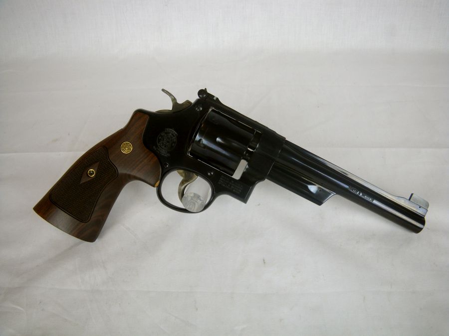 Smith & Wesson Model 27 Blue/Wood 357 Mag 6.5" NEW-img-1