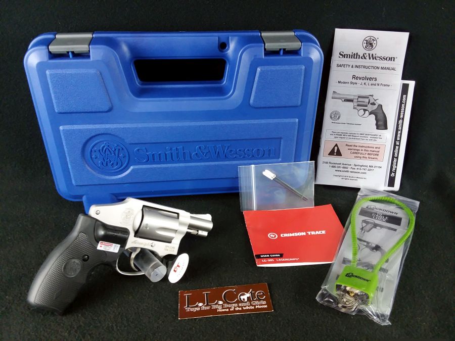Smith & Wesson 642 Crimson Trace 38Spl +P 1.875" NEW 150972-img-0