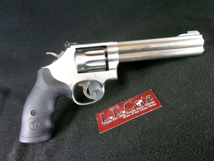 Smith & Wesson 648 22WMR 6" Stainless Revolver NEW 12460-img-1