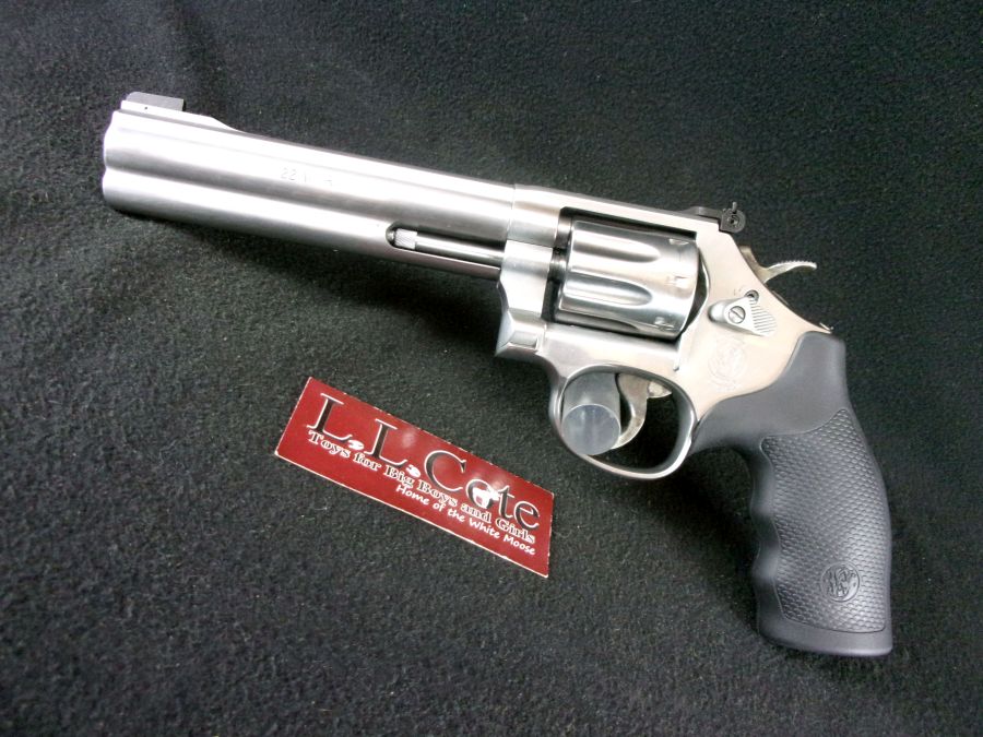 Smith & Wesson 648 22WMR 6" Stainless Revolver NEW 12460-img-2