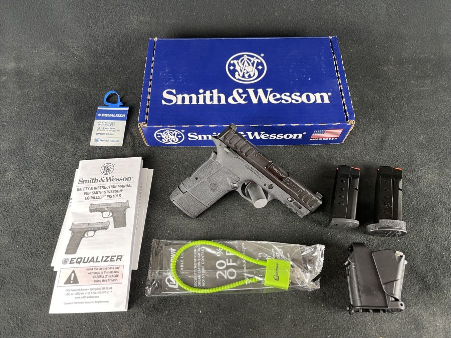 Smith & Wesson Equalizer 9mm Optic Ready 3.625" Thumb Safety 13591-img-0