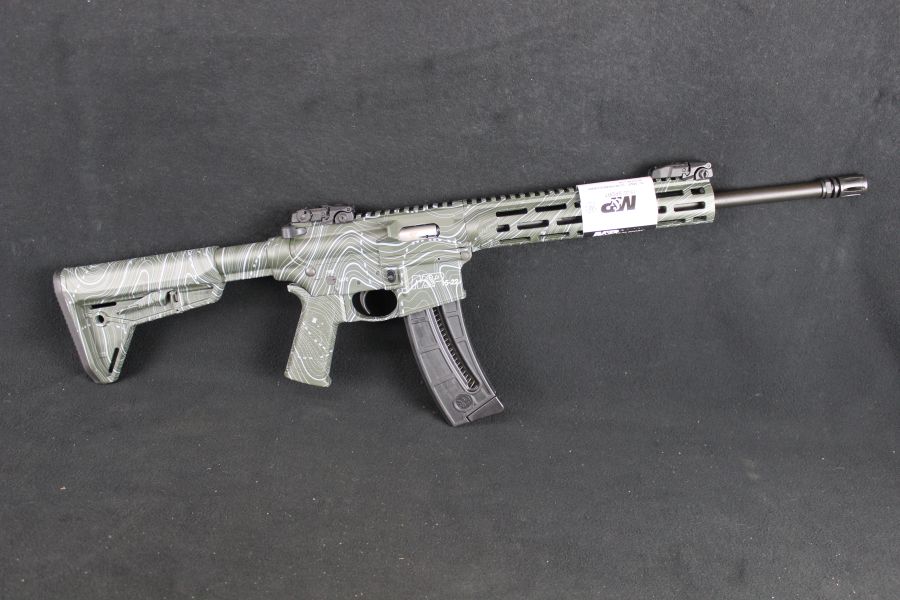 Smith and Wesson M&P 15-22 Sport OD Green Topo 22lr 16.5" NEW 14469-img-1