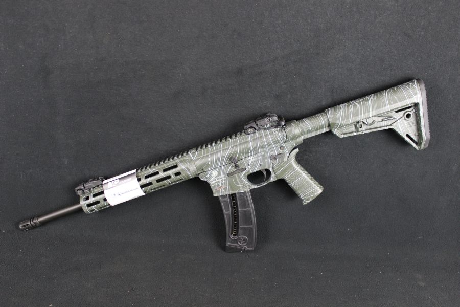 Smith and Wesson M&P 15-22 Sport OD Green Topo 22lr 16.5" NEW 14469-img-2