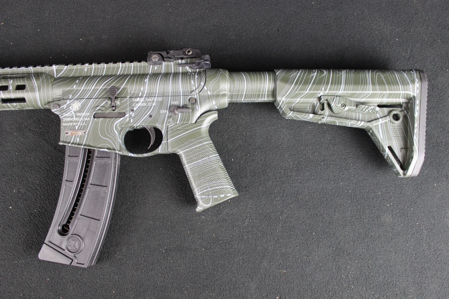 Smith and Wesson M&P 15-22 Sport OD Green Topo 22lr 16.5" NEW 14469-img-4
