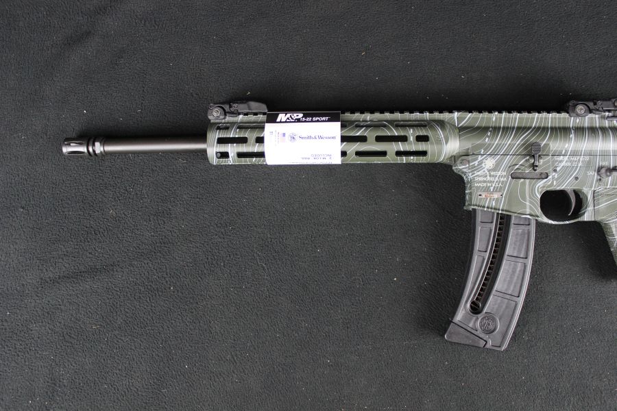 Smith and Wesson M&P 15-22 Sport OD Green Topo 22lr 16.5" NEW 14469-img-5
