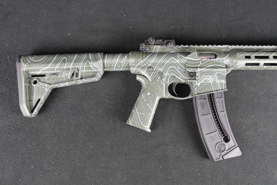 Smith and Wesson M&P 15-22 Sport OD Green Topo 22lr 16.5" NEW 14469-img-6