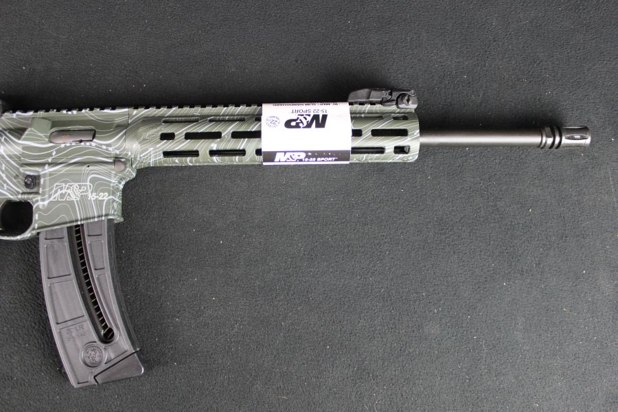 Smith and Wesson M&P 15-22 Sport OD Green Topo 22lr 16.5" NEW 14469-img-7