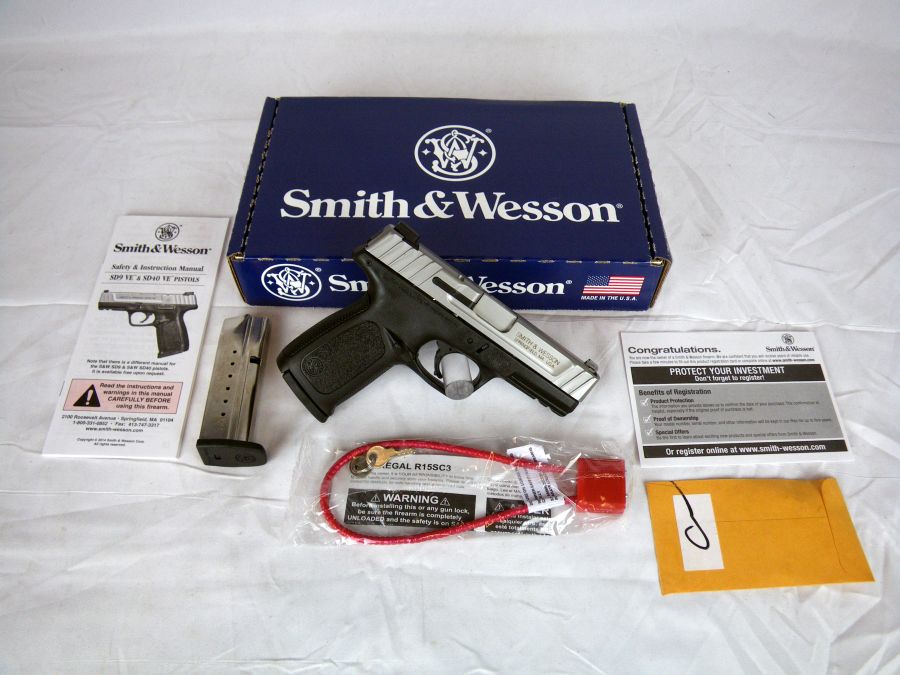 Smith & Wesson SD9 VE 4" SDT Trigger Stainless NEW-img-0